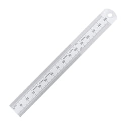 150mm Rigid Rustless Rule Round End