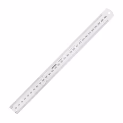 300mm Rigid Rustless Rule Round End