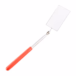 Adjustable Telescopic 3-1/2" Rectangular Inspection Mirror