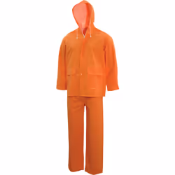TUFFSAFE TFF9625020A, Orange, S, Adult, Unisex, Long sleeve, Zipper