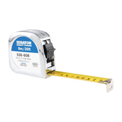 8M/26' Locking Tape Rule - Chromed Case
