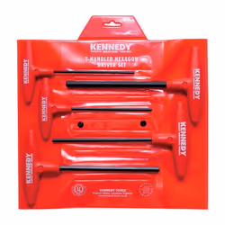 Metric T-Handle Hexagon Driver Set (5 Piece)