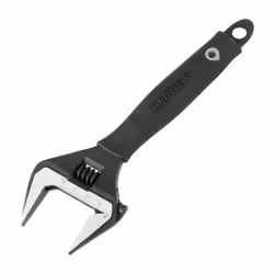 Wide Jaw Adjustable Spanner, Steel, 8in./200mm Length, 38mm Jaw Capacity