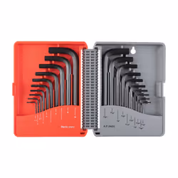 Combination Short Arm mm/af Hex Key Set (20 Piece)