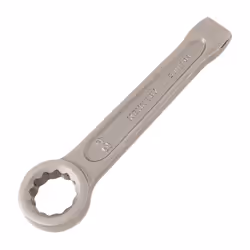 Metric Ring Slogging Spanner, Chrome Satin Hardened Steel, 24mm