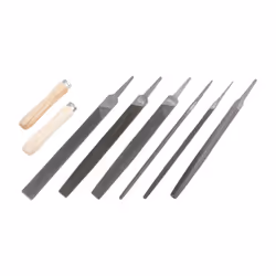 8" Double Cut Engineers File Set-8Pce
