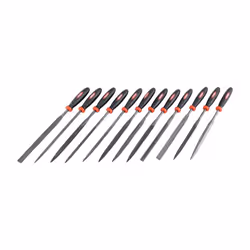 160MM (6.1/2") 12 Piece Second Cut Assorted Needle File Set