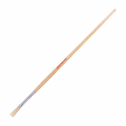 Flat Fitch Brush, Natural Bristle, No.4