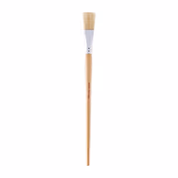 Flat Fitch Brush, Natural Bristle, No.12