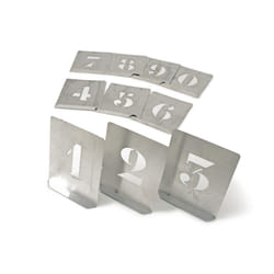 70mm (Set of 10) Steel Stencil Figures