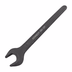 Metric Open Ended Spanner, Single End, Vanadium Steel, 27mm