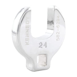 24mm Open Ended Crowfoot Wrench 3/8" Square Drive