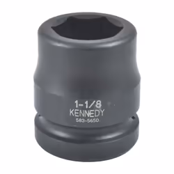 1-5/8" A/F Impact Socket 1" Square Drive
