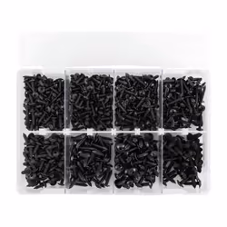 Self Tappers Pozi Black Flange Imp. Kit