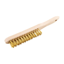 3-Row Brass Wire Scratch Brush
