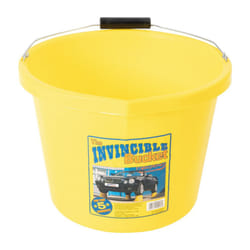 Invincible Yellow Builders Bucket 15L