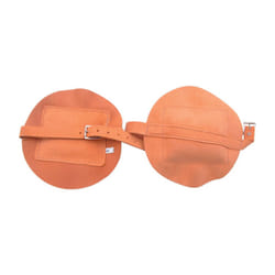 Brown Leather 1-STRAP Knee Pads