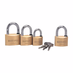 50mm Brass Cross Key Padlock