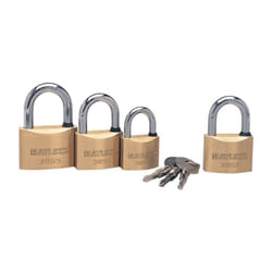 50mm Brass Cross Key Padlock