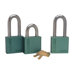 50 x 50mm Weatherproof Aluminium Padlock