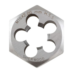 16X2.00MM HSS Hexagon Die Nut