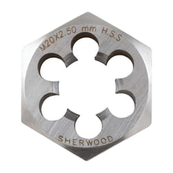 20X2.50MM HSS Hexagon Die Nut
