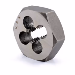 1/4"X18 NPT HSS Hexagon Die Nut