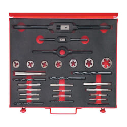3/16-3/4" BSF 28-Pce HSS Threading Set in Case