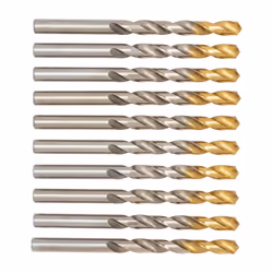 8.50MM HSS Straight Shank Jobber Drills - TiN Tipped