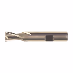 14.00MM HSS-Co 8% 2 Flute Weldon Shank Short Series Slot Drills - Uncoated