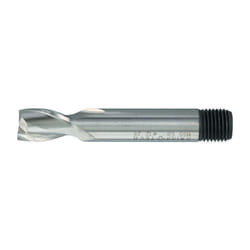 16.00MM HSS-Co 8% Threaded Shank Short Series Slot Drills - Uncoated