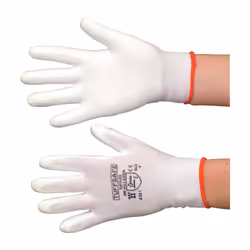 Tufflite Palm-side Coated White Gloves - Size 7