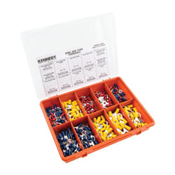 Terminals/Rings/Forks Red/Blue/Yellow Kit 240 Piece
