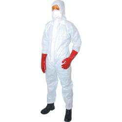 TUFFSAFE TFF-962-3810A protective coverall/suit White