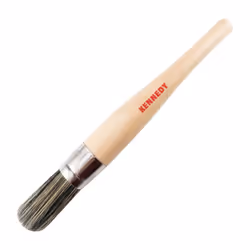 Round Sash Brush, Natural Bristle, No.16