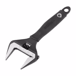 Wide Jaw Adjustable Spanner, Steel, 6in./150mm Length, 34mm Jaw Capacity