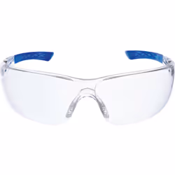 TUFFSAFE TFF-960-1140K, Safety glasses, Any gender, EN166 1F EN166 F CE 2C-1.2 F CE, Blue, Transparent, Transparent, Polycarb ...