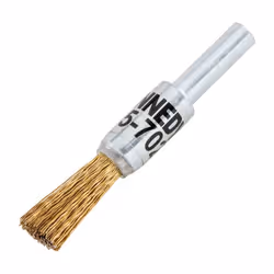 12MM 30SWG Flat End De-carb Brass Coated Brush