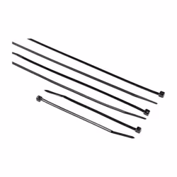 Black Cable Ties 2.5mm Assorted, Pack of 300