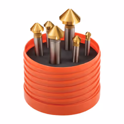 6-20MM 90DEG HSS-Cobalt S/S Countersink Set TiN