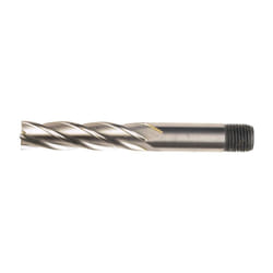 10MM HSS-Co 5% Threaded Shank Multi Flute Long Series End Mills