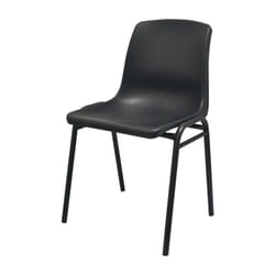 Polypropylene H/D Stacking Chair Black