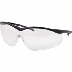 TUFFSAFE TFF-960-1760K, Safety glasses, Any gender, Black, Transparent, Transparent, 1 pc(s)