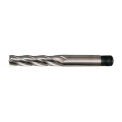 3/8" HSS Threaded Shank Multi Flute Long Series End Mills