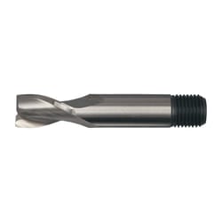 3/8" HSS-Co 5% 2 Flute Threaded Shank Short Series Slot Drill