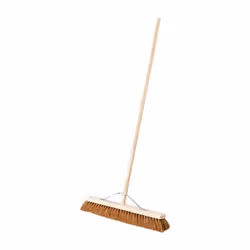 24" Coco Broom comes with 1.1/8" x 60" Stale
