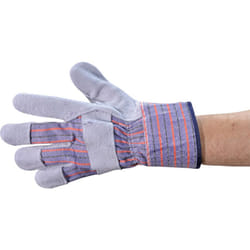 TUFFSAFE TFF-961-6520K protective handwear Protective mittens Blue, Grey Cotton, Leather, Polyvinyl chloride (PVC) 1 pc(s)