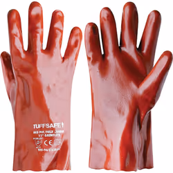TUFFSAFE TFF9611388K, Protective mittens, Red, Adult, Adult, Male, No pattern
