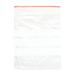 4"X5.1/2" Write-on Grip Seal Bags, Pk-1000