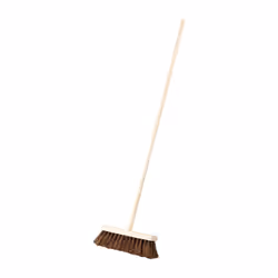 12" Bassine Broom comes with 15/16" x 48" Stale